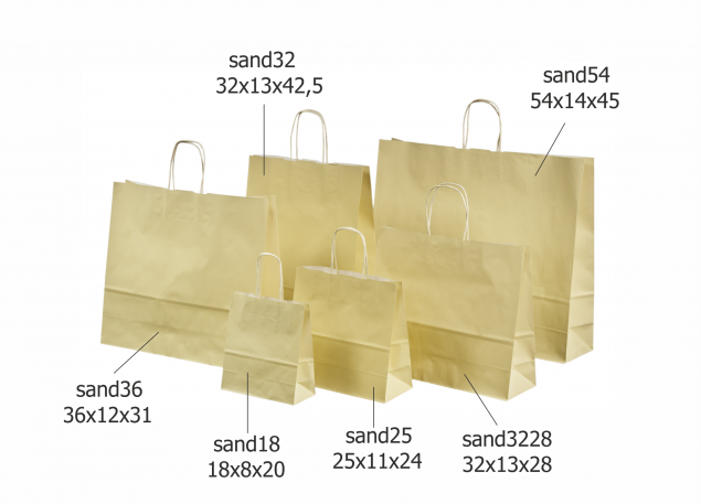 Beige Paper Bags