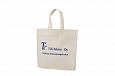 Referenssit-beiget non woven kassit omalla logolla beiget non woven kassi painatuksella 