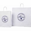 white kraft paper bag with print Galleri-White Paper Bags 