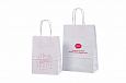 white paper bag with personal print | Galleri-White Paper Bags with Rope Handles white paper bag w