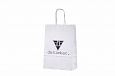 white paper bags with personal print | Galleri-White Paper Bags with Rope Handles white paper bag 