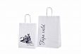 white paper bag with logo | Galleri-White Paper Bags with Rope Handles white paper bags with perso