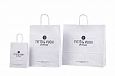 white kraft paper bags with print | Galleri-White Paper Bags with Rope Handles white paper bag wit