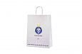 white kraft paper bags with print | Galleri-White Paper Bags with Rope Handles white paper bag 