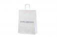 white kraft paper bags with print | Galleri-White Paper Bags with Rope Handles white paper bags 