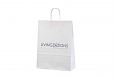 white paper bags with personal print | Galleri-White Paper Bags with Rope Handles white paper bags