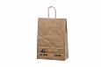 brown kraft paper bag with print | Galleri-Brown Paper Bags with Rope Handles brown kraft paper ba