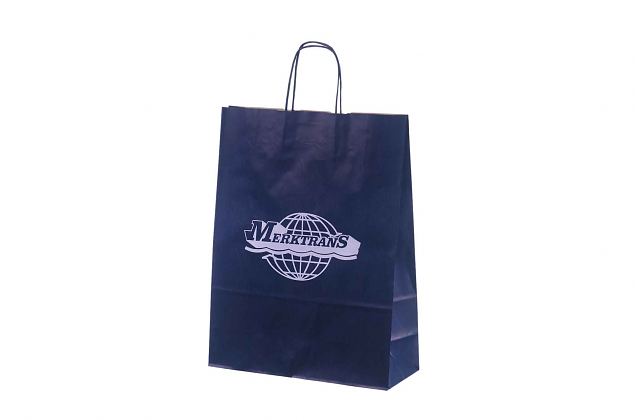 blue paper bag 