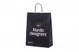 black paper bags with print | Galleri-Black Paper Bags with Rope Handles black kraft paper bag wit