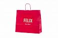 red paper bag with print | Galleri-Black Paper Bags with Rope Handles red paper bag with persona