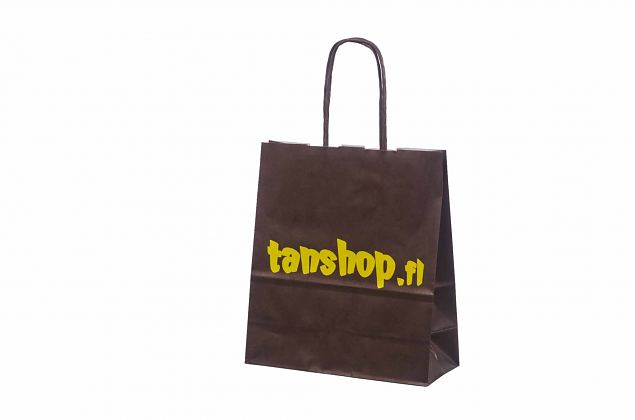 dark brown paper bag 