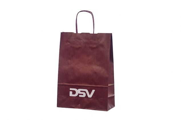 dark red paper bag 