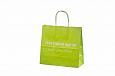 light green kraft paper bag | Galleri-Orange Paper Bags with Rope Handles light green kraft paper 