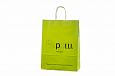 light green paper bags with print | Galleri-Orange Paper Bags with Rope Handles light green kraft 