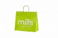 light green paper bags with print | Galleri-Orange Paper Bags with Rope Handles light green paper 