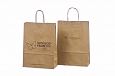 recycled paper bags with logo print | Galleri-Recycled Paper Bags with Rope Handles durable recycl