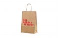 recycled paper bag with logo print | Galleri-Recycled Paper Bags with Rope Handles 100% recycled p