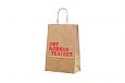 nice looking recycled paper bag with print | Galleri-Recycled Paper Bags with Rope Handles 100% re