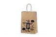 durable recycled paper bag with print | Galleri-Recycled Paper Bags with Rope Handles 100% recycle