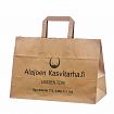 Galleri-Brown Paper Bags with Flat Handles