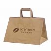 Galleri-Brown Paper Bags with Flat Handles