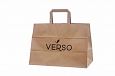 brown kraft paper bag | Galleri-Brown Paper Bags with Flat Handles brown kraft paper bag with prin