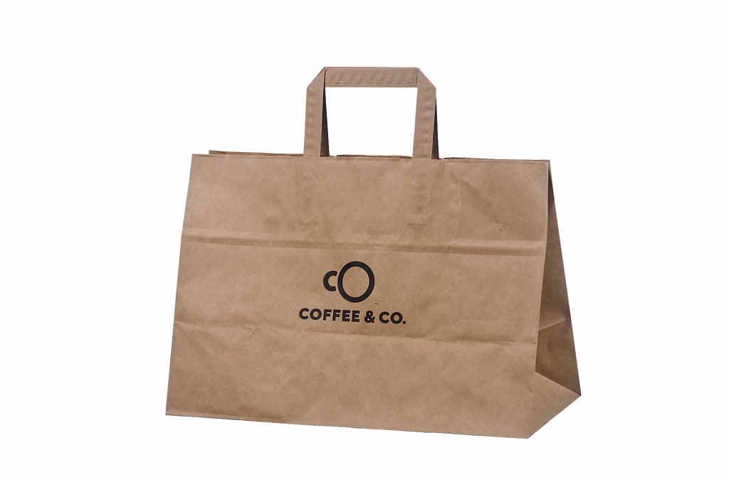 durable brown paper bags | Galleri-Brown Paper Bags with Flat Handles