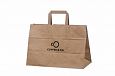 brown paper bags with personal print | Galleri-Brown Paper Bags with Flat Handles brown kraft pape