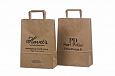 durablebrown paper bags with personal print | Galleri-Brown Paper Bags with Flat Handles eco frien