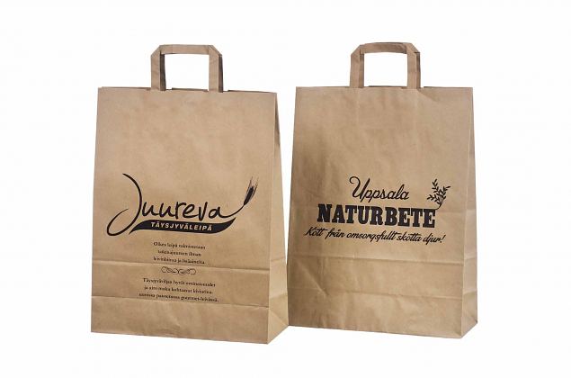 eco friendly brown kraft paper bag 