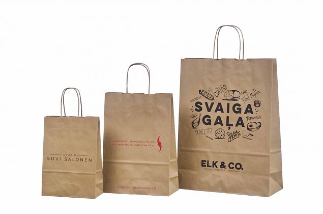 ecological paper bags with logo 