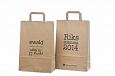 ecological paper bag with flat handles | Galleri-Ecological Paper Bag with Rope Handles ecological