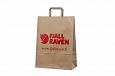 ecological paper bag with with flat handles and print | Galleri-Ecological Paper Bag with Rope Han