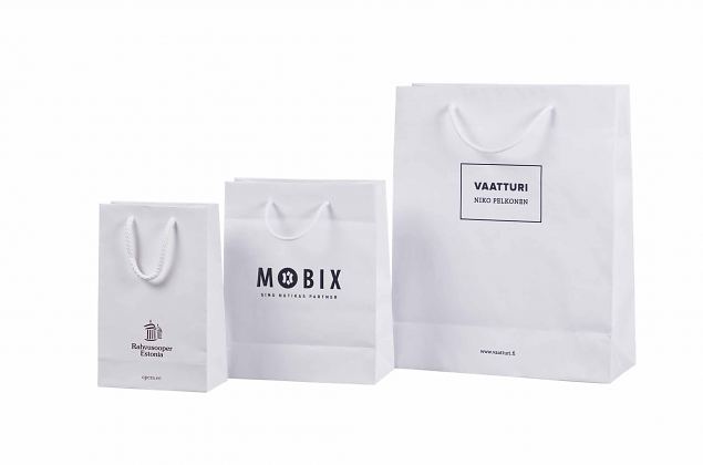 durable handmade laminated paper bags with logo 