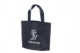 black non-woven bag with personal print | Galleri-Black Non-Woven Bags durable black non-woven ba