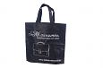 durable black non-woven bag with personal logo print | Galleri-Black Non-Woven Bags black non-wove