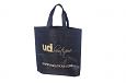 durable black non-woven bag with personal logo print | Galleri-Black Non-Woven Bags black non-wove