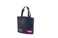 durable black non-woven bag with personal logo print | Galleri-Black Non-Woven Bags black non-wove