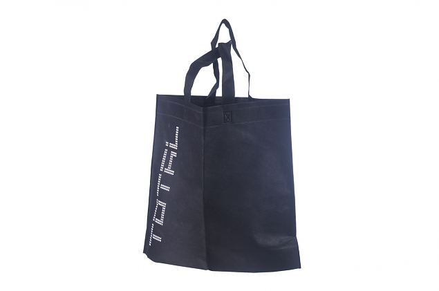 durable black non-woven bag 