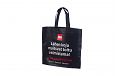 black non-woven bag with personal logo print | Galleri-Black Non-Woven Bags durable black non-wove