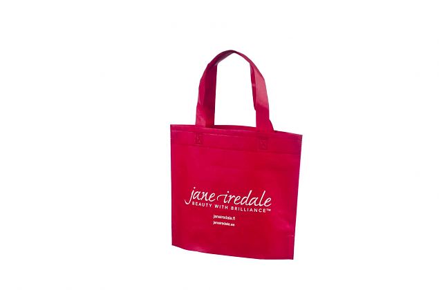 durable red non-woven bag with print 