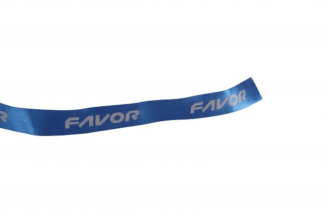 luxury satin ribbon with personal logo print 