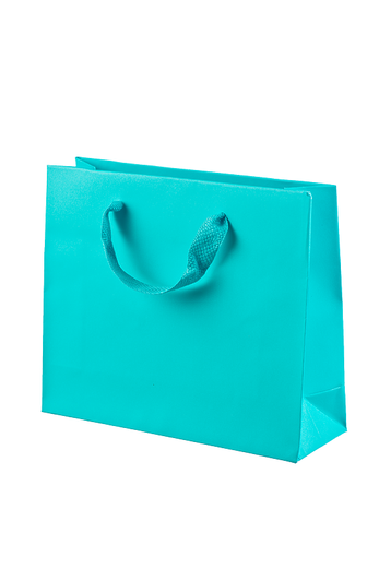 Turquoise premium paper bags