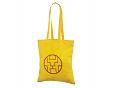 Kollast vrvi riidest kott personaalse logoga . Trkiga kott.. | Fotogalerii- kollast vrvi riides
