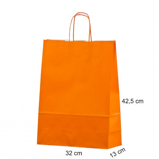 Oranssi paperikassi 32x13x42,5 cm