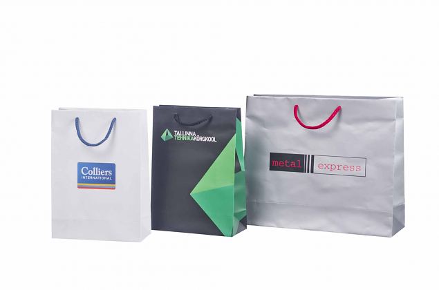 Laminated Paper Bags with personal print 